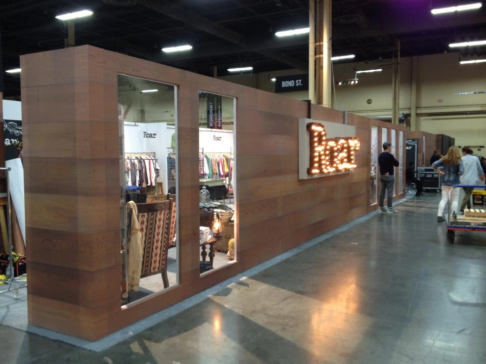 Convention booth graphics